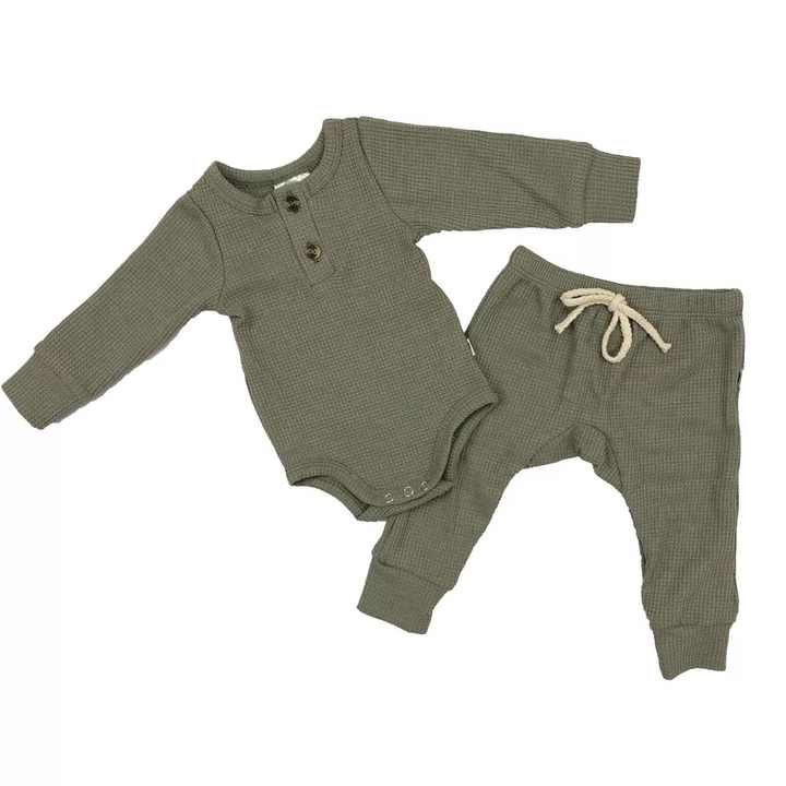 New Fashion Summer Autumn Pure Cotton Unisex Newborn Baby Rompers 2 Pieces Baby Clothes 