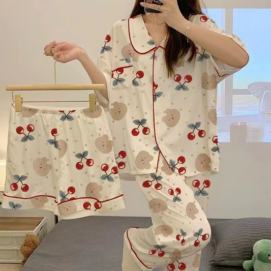 Women's summer pajamas 