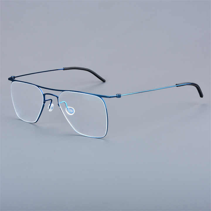 Ultralight titanium eyeglass frame 