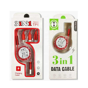 3 in 1 multi charging cable 
