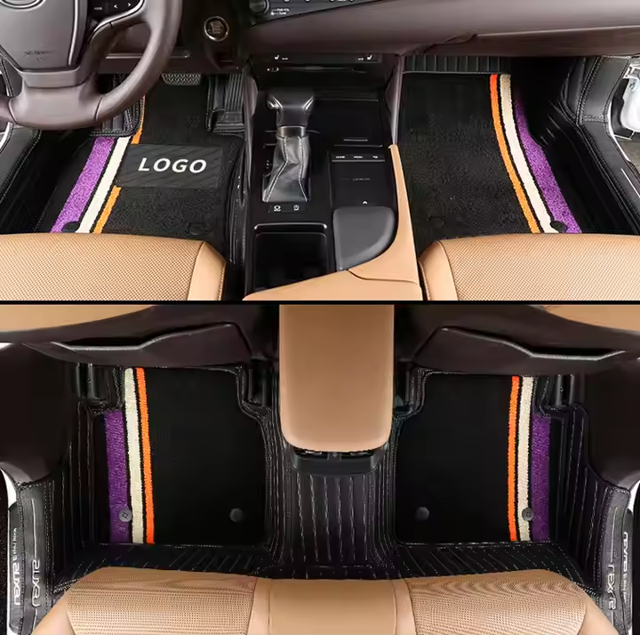 5D Leather Car Floor Mats 