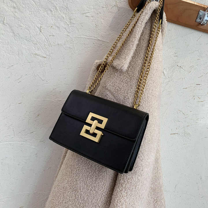 حقيبة كتف أنيقة للنساء بتصميم شعبي