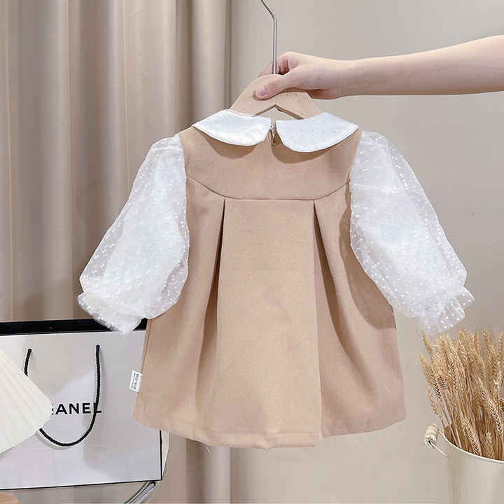 Korean Style Trench Dress - Baby Girl Korean 