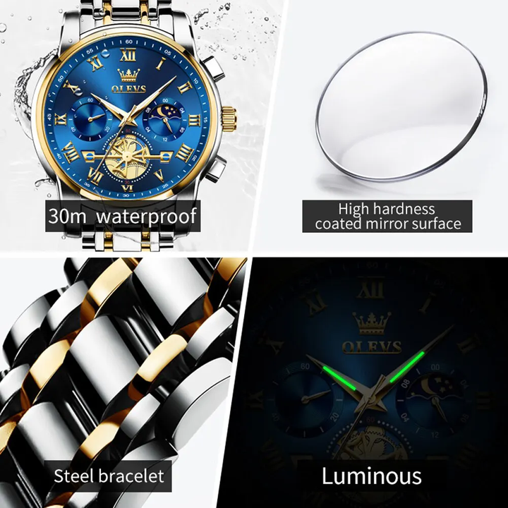 OLEVS Men's Watch Top Brand Classic 