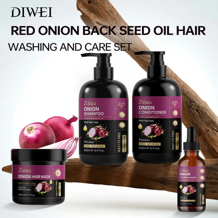DIWEI Onion Biotin Shampoo-Shampoo and Conditioner Set 
