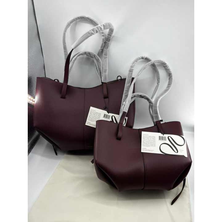 حقيبة توت للنساء من جلد البولي يوريثان