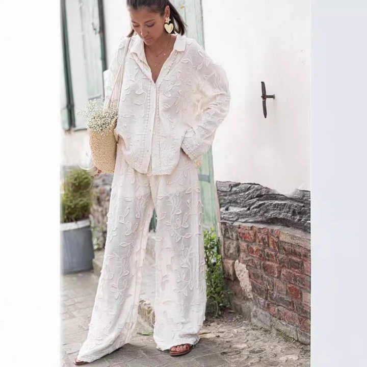 Silk shirt set