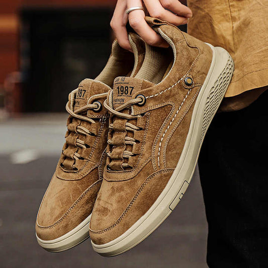 Men's casual shoes in the air