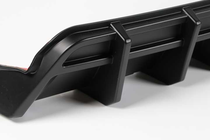 q50 carbon fiber plastic accessories for rear wing diffuser 