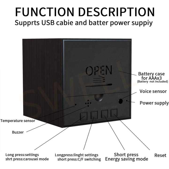 Temperature feature by design 