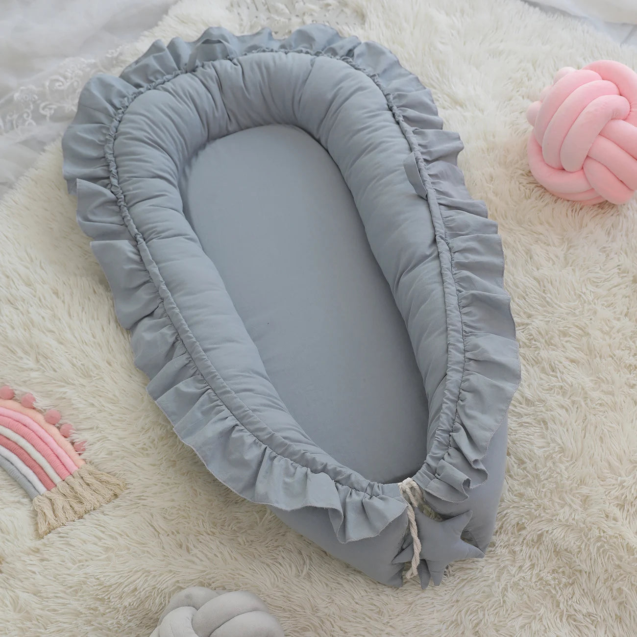 Pure Cotton Flexible Newborn - Foldable Travel Bed 