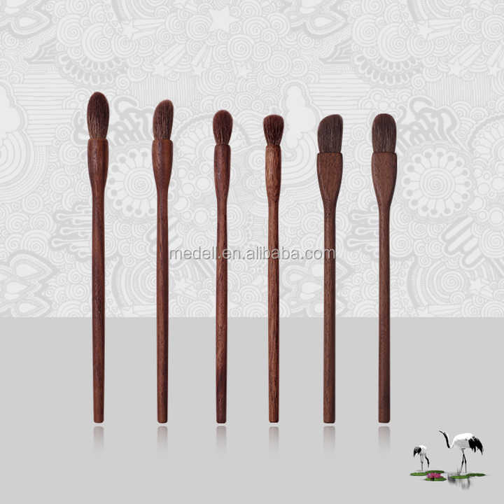 Makeup Brush Set مجموعة فرش مكياج ظلال العيون المصنوعة يدويًا