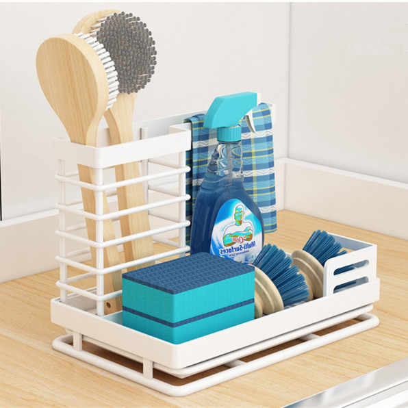 For kitchen sink and soap holder with tray 
