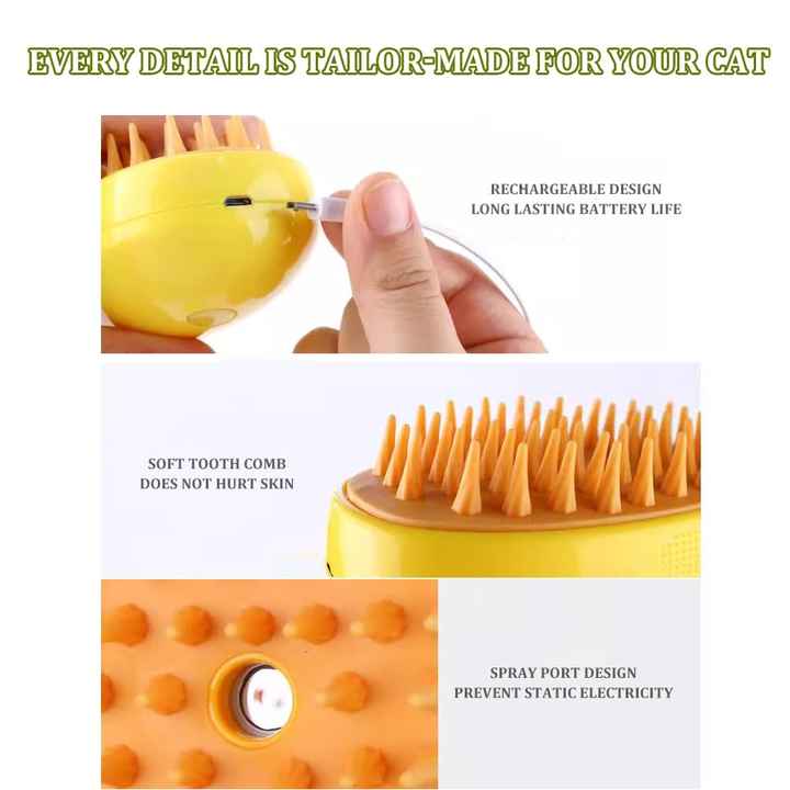 Spray Massage - Steam Comb 