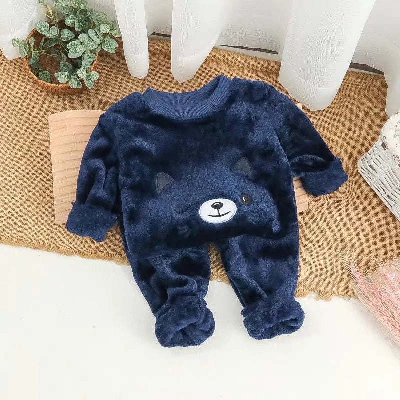 Winter Baby Boys Girls Pajamas 