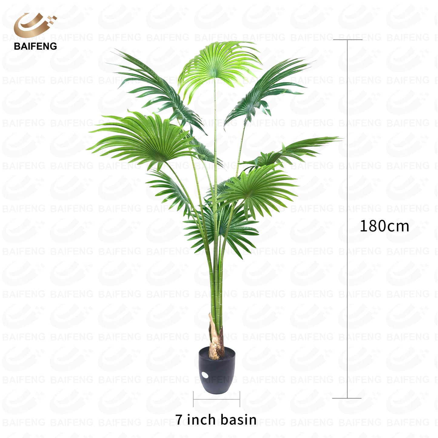 Artificial palm trees