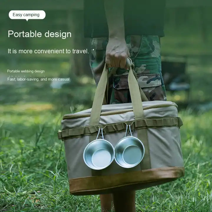 Multifunctional Large Capacity Foldable Waterproof Outdoor Camping Tool Bag 