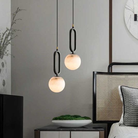 Pendant lamp suitable for a room 