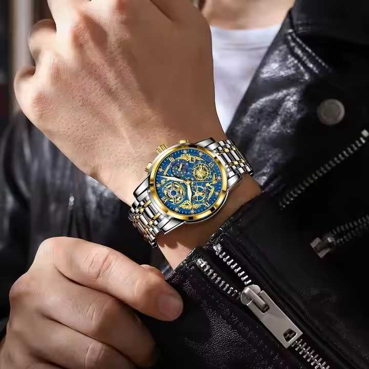 POEDAGAR 984 Luxury Men's Chronograph. 