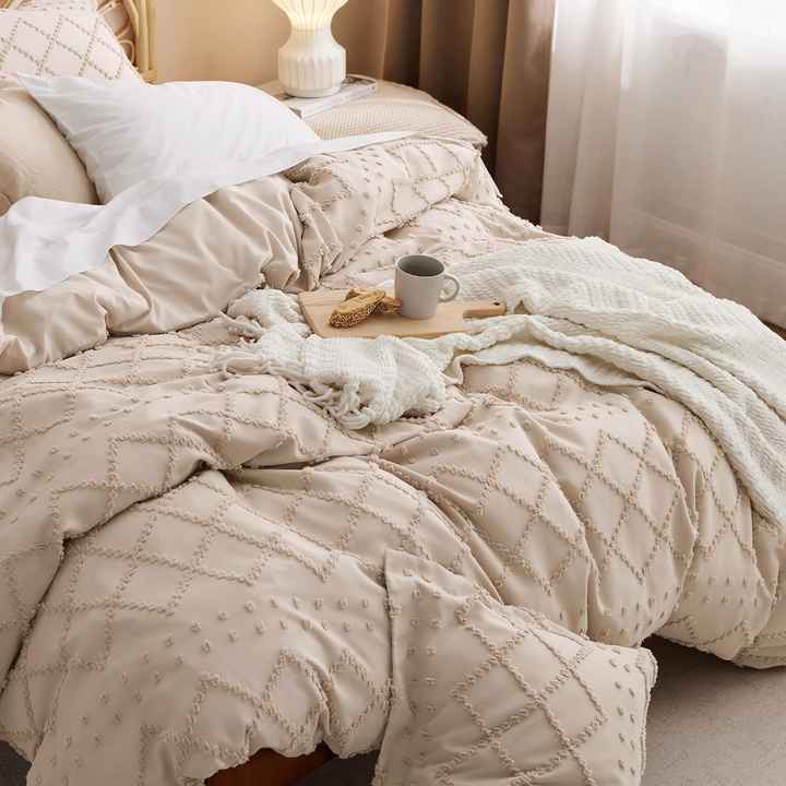 High quality polyester bedding set, luxury duvet cover set 