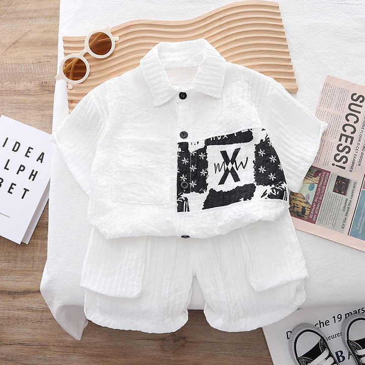 Boys Shorts High Quality 2 Piece Clothing for Kids Boys 