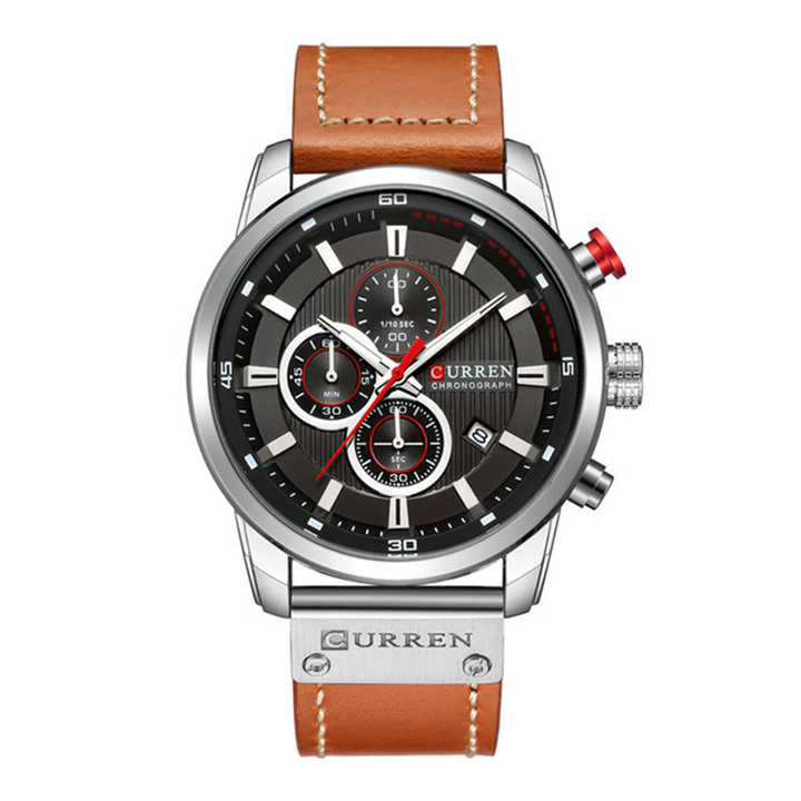 Curren 8291 Best Selling Men's Watch Leather Strap 