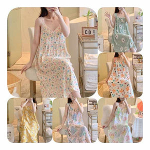 Wholesale Summer Korean Style Women's Pajamas Casual Sweet Cotton Pajamas Short Sleeve V-Neck 