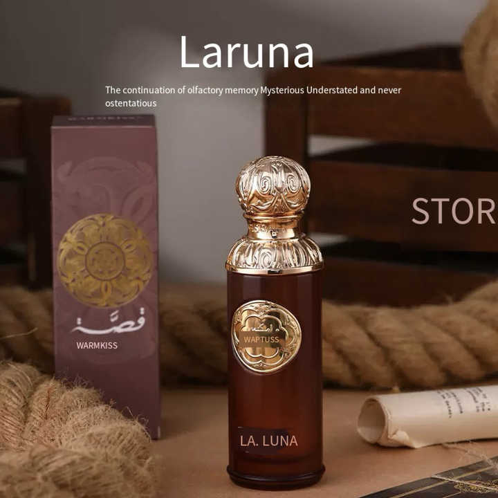 Luxury women's perfume in a royal style bottle 