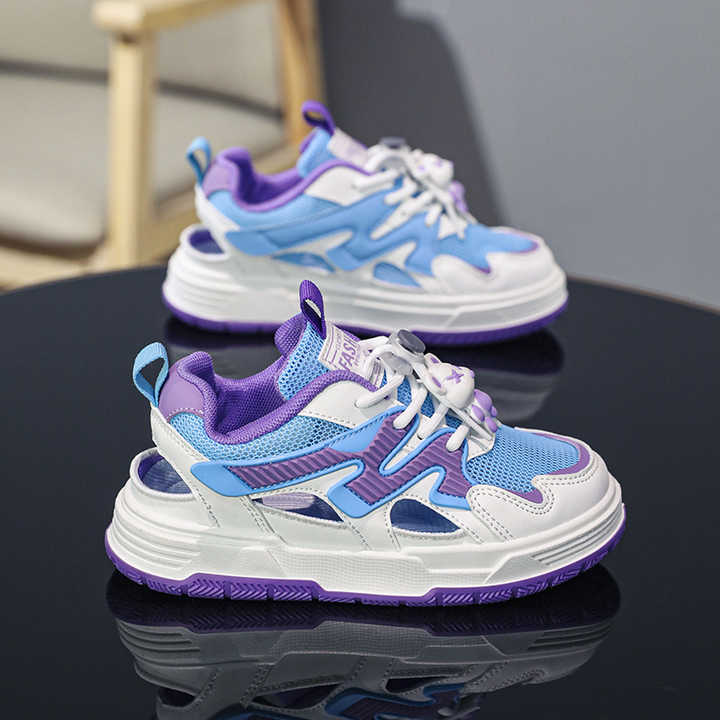 Lightweight Hollow Breathable Sneakers for Kids Big Boys Fashion Summer Shoes 