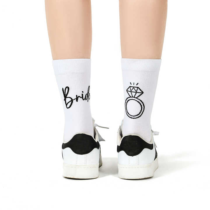 Elegant Team Bride Socks 
