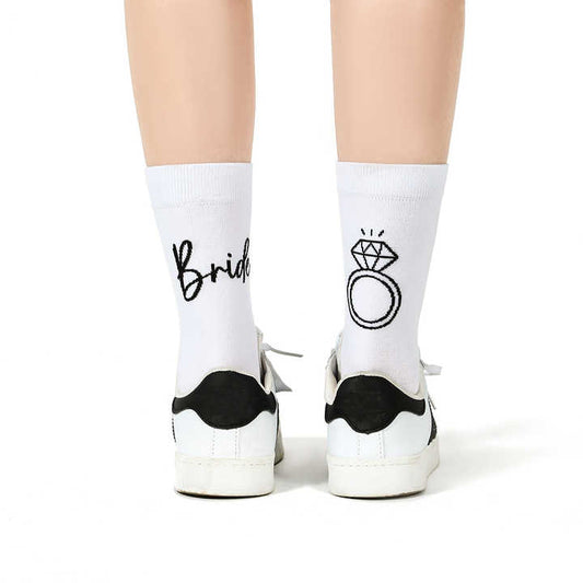 Elegant Team Bride Socks 