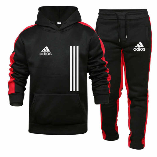 Hot Selling Men's High-quality Sports Suit Hooded Sweatshirt Jogging Pants Autumn and Winter Casual Sports Hooded Sweatshirt Set 