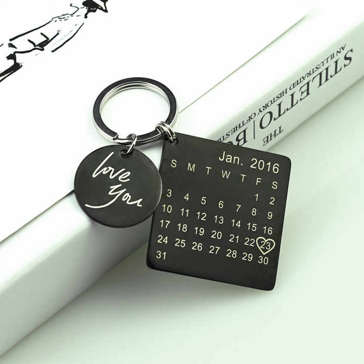 Diy Stainless Steel Keychain Couple 