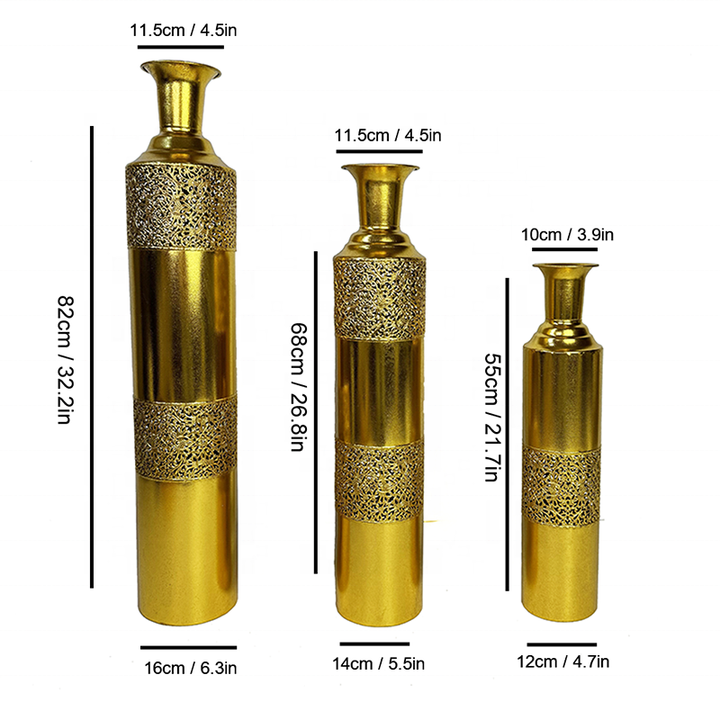 مزهريات أرضية - معدنية