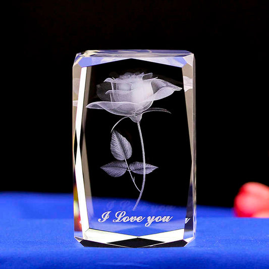 Wholesale Rose Flowers Souvenir 3D Laser. 