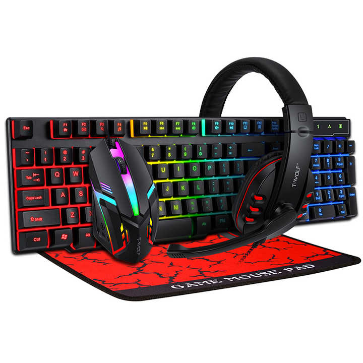 illuminated wired keyboard
