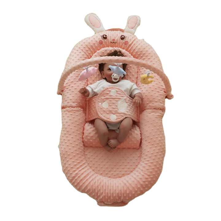 Best Selling Baby Carrier Nest Newborn Silk Filling Cotton Washable Baby Chairs with Toy Rack 