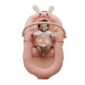 Best Selling Baby Carrier Nest Newborn Silk Filling Cotton Washable Baby Chairs with Toy Rack 