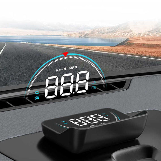 شاشة عرض أمامية WiiYii M8 OBD2 HUD . WiiYii M8 OBD2 HUD 3.5 Inch Car Windshield Head-up