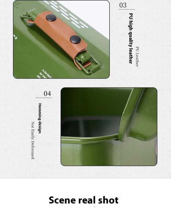 Portable Foldable Outdoor Gift Lightweight Handle for DIY Camping Lovers Car Travel 