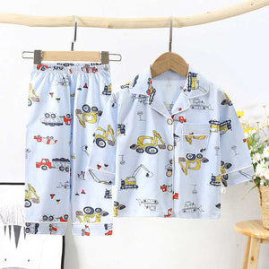 New Cotton Baby Pajamas Set Cartoon 