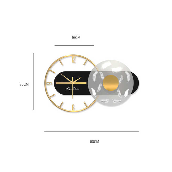 كبيرة الإبداعية الأزياء الشمال المعادن كبيرة الفاخرة 3d الحديثة الحد الأدنى جدار ساعة تُستخدم كديكور للمنزل