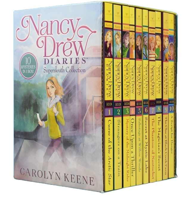New Arrival 10 Pcs/Set Nancy Drew Diaries Supersleuth Collection Book 