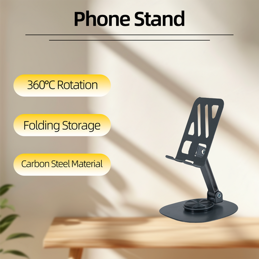 حامل هاتف محمول يدور 360 درجة، حامل هاتف . 360 Degree Rotating Cell Phone Holder