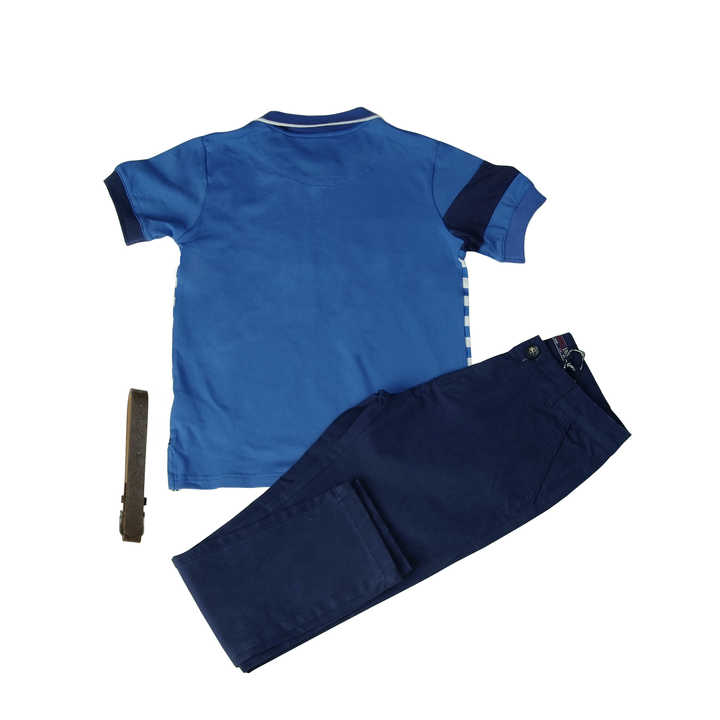 Boys Clothing Set Kids Clothes Polo Shirt Woven Pant 