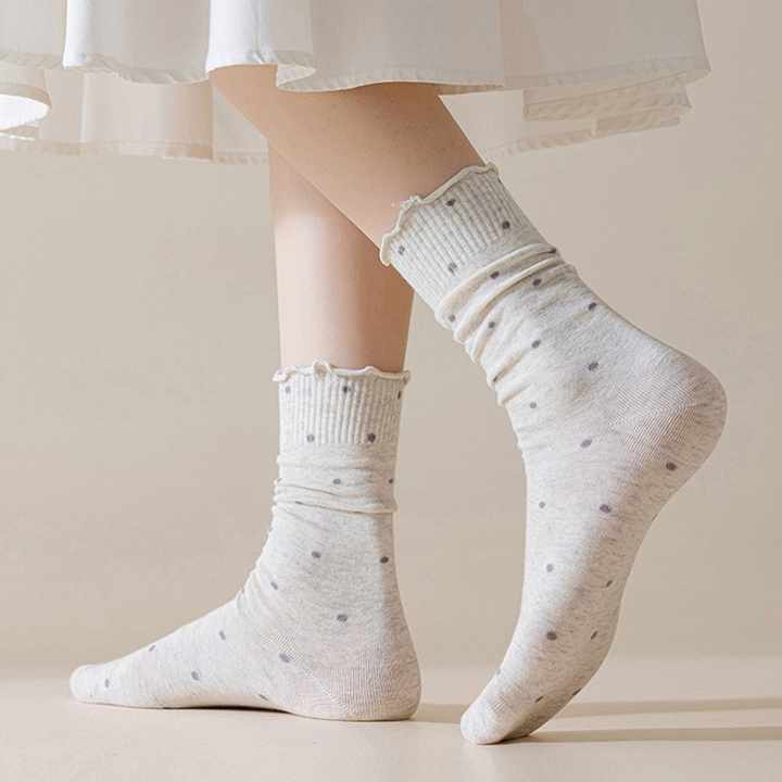 Dots Womens Crew Socks