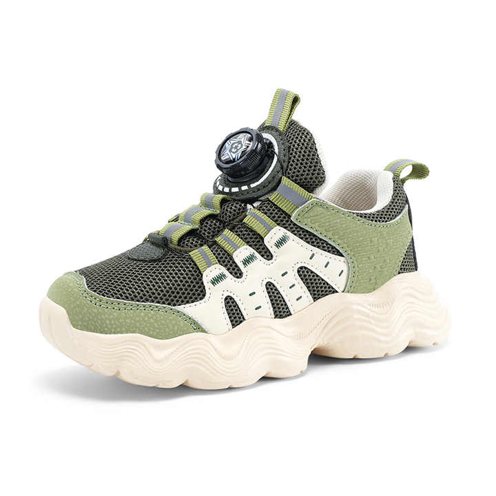 New model children's sports shoes children's barefoot shoes 28-40 full size for boys and girls in school fast lace lightweight 