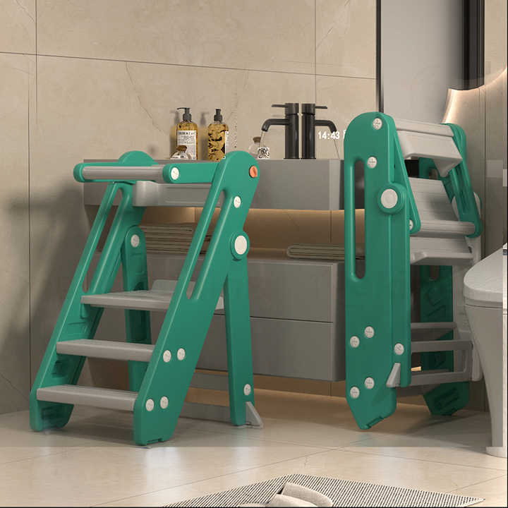 سلالم آمنة لغسل الأطفال ، برج تعلم الطفل ، قابل للطي ، ألعاب كرسي حمام قابل للتعديل للأطفال للتعلم Safe Baby Bathing Ladders, Baby Learning Tower, Foldable, Adjustable Bath Chair Toys for Kids to Learn