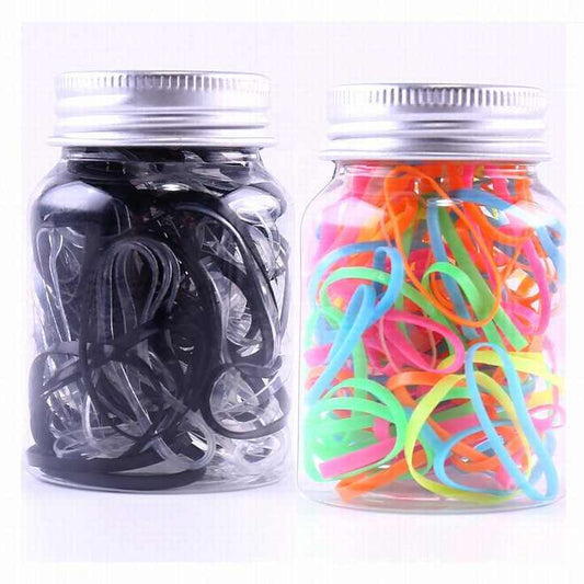 Small rubber band hair accessories 