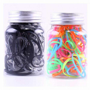 Small rubber band hair accessories 